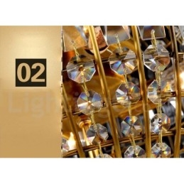 Globe Moderní K9 křišťálové stropní závěsné světlo Vnitřní lustrová svítidla