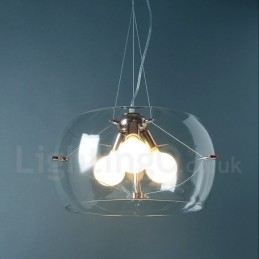 3 Světlo Moderní moderní skleněné závěsné svítidlo