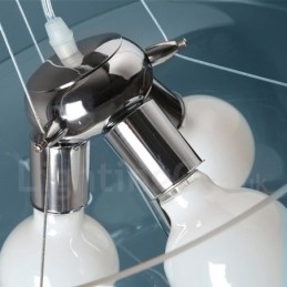 3 Světlo Moderní moderní skleněné závěsné svítidlo