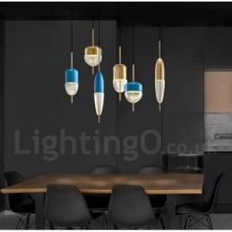 1 Světlo Moderní moderní skleněné závěsné svítidlo