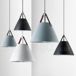 1 Lehká závěsná lampa v severském stylu Vintage Závěsná lampa