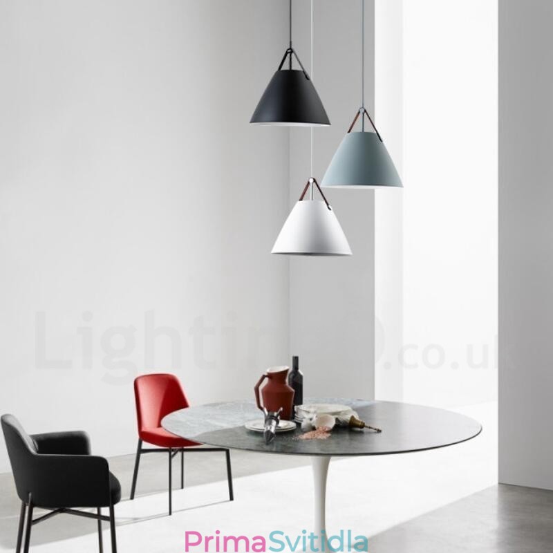 1 Lehká závěsná lampa v severském stylu Vintage Závěsná lampa