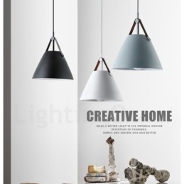 1 Lehká závěsná lampa v severském stylu Vintage Závěsná lampa