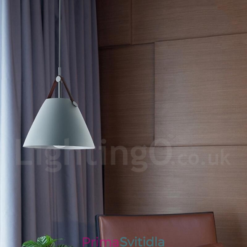 1 Lehká závěsná lampa v severském stylu Vintage Závěsná lampa