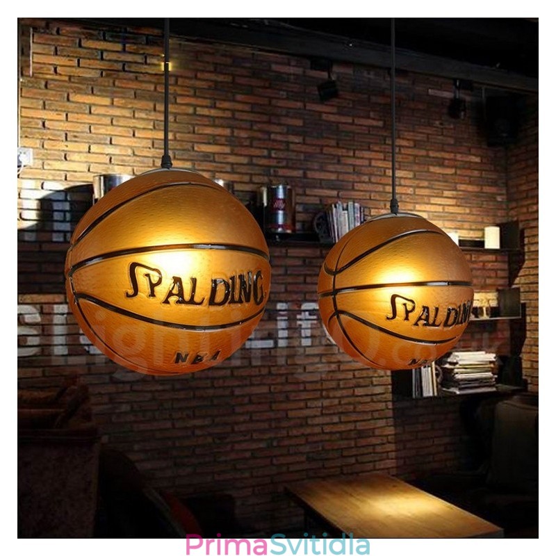 1 Light Vintage Moderní Současné Basketbalové Skleněné Stínidlo Závěsné Světlo