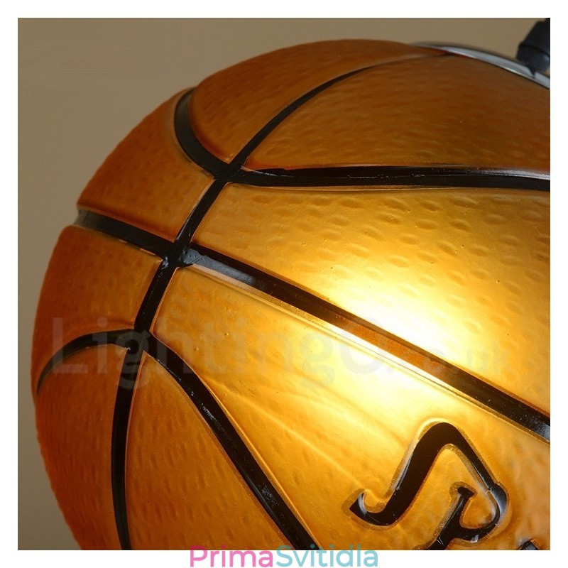 1 Light Vintage Moderní Současné Basketbalové Skleněné Stínidlo Závěsné Světlo