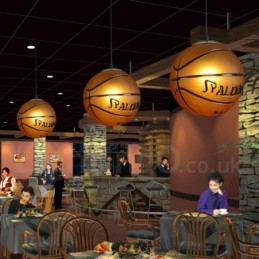 1 Light Vintage Moderní Současné Basketbalové Skleněné Stínidlo Závěsné Světlo