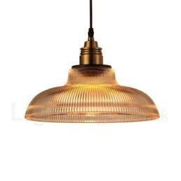 1 Light Vintage skleněné závěsné světlo