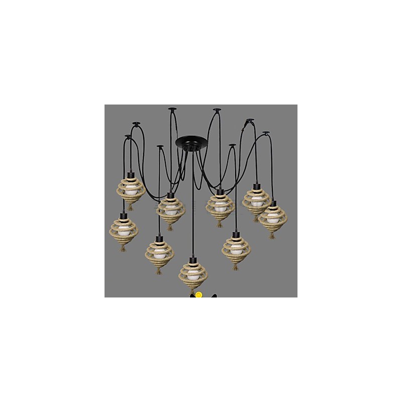 The Nordic Country Retro Honeycomb Chandelier Lustrová lampa The Heavenly Maids Scatter Blossoms.