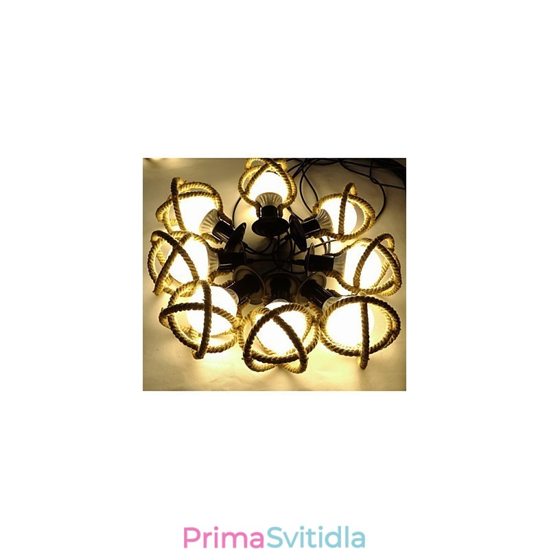 Lanová lampa Lustr Oblečení dlouhé Creative The Heavenly Maids Scatter Blossoms. Pavoučí lampa