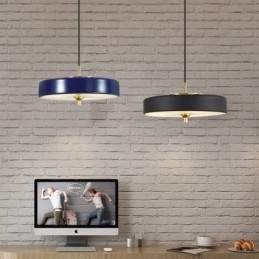 1 Světlo Moderní moderní luxusní závěsné svítidlo se skleněným stínidlem