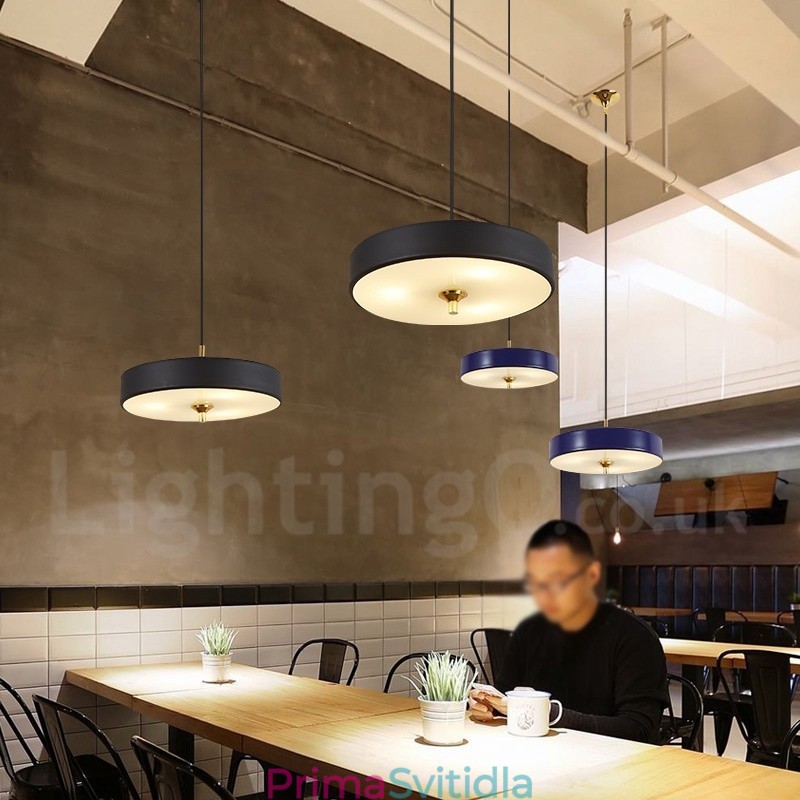 1 Světlo Moderní moderní luxusní závěsné svítidlo se skleněným stínidlem