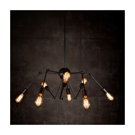 Creative 8 Light Brushed Nickel Lustr Creative 8 Light Brushed Nickel Lustr
