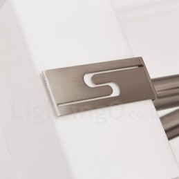 6 Lehký moderní současný lustr se skleněným stínidlem