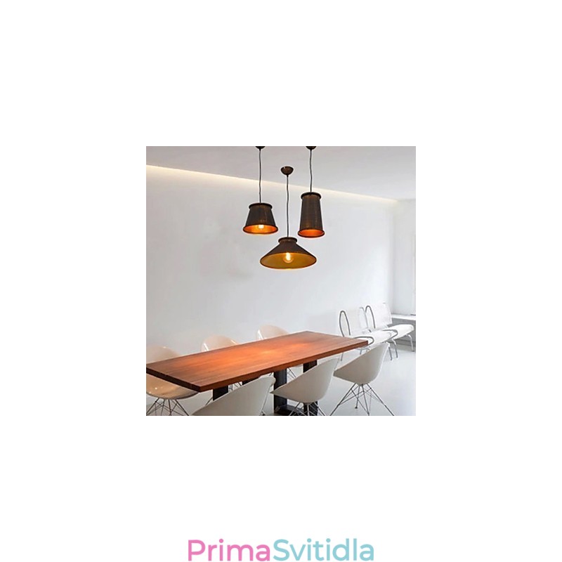 Lustr Mini styl moderní současné kovové 3 světelné závěsné světlo