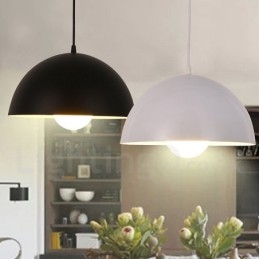 1 Lehké moderní moderní ocelové závěsné svítidlo se stínidlem z hliníkové slitiny