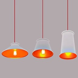 Lustr Mini styl moderní současné kovové 3 světelné závěsné světlo