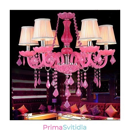Kávová lampa Project Light Candle Crystal závěsná lampa Růžová A Kávová lampa Project Light Candle Crystal závěsná lampa Růžová A