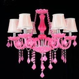 Kávová lampa Project Light Candle Crystal závěsná lampa Růžová A