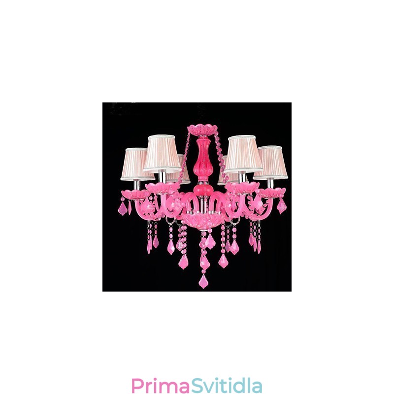 Kávová lampa Project Light Candle Crystal závěsná lampa Růžová A
