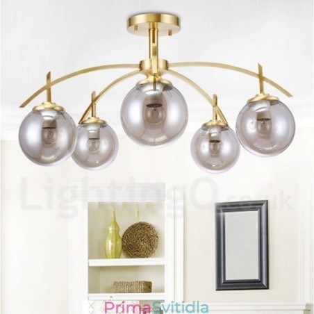 8 Light Retro Rustikální luxusní mosazný závěsný lustr se skleněným stínidlem 8 Light Retro Rustikální luxusní mosazný závěsný lustr se skleněným stínidlem
