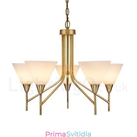 5 Light Retro Rustikální luxusní mosazný závěsný lustr se skleněným stínidlem 5 Light Retro Rustikální luxusní mosazný závěsný lustr se skleněným stínidlem