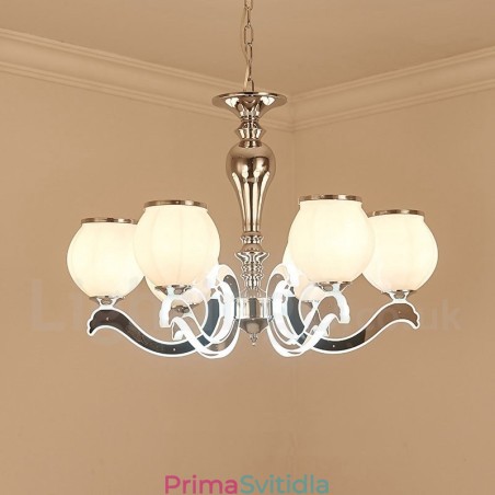 6 Lehké moderní moderní luxusní závěsné svítidlo se skleněným stínidlem 6 Lehké moderní moderní luxusní závěsné svítidlo se skleněným stínidlem