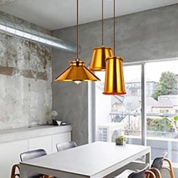 Lustr Mini styl moderní současné kovové 3 světelné závěsné světlo