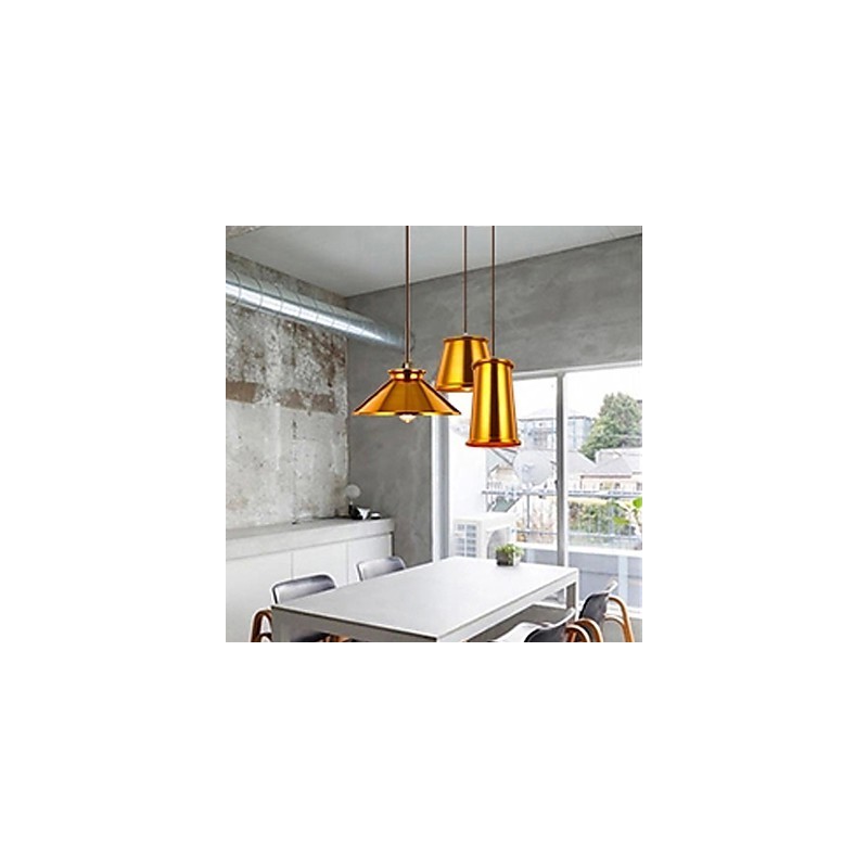 Lustr Mini styl moderní současné kovové 3 světelné závěsné světlo