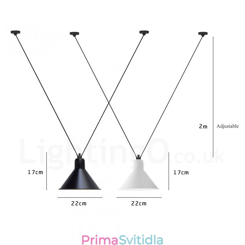 3 Lehké moderní závěsné svítidlo stropní svítidlo