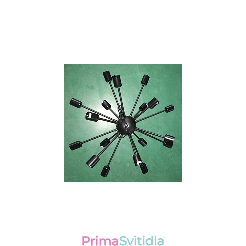 Minimalistický radiální 18 světelný lustr v severoamerickém stylu