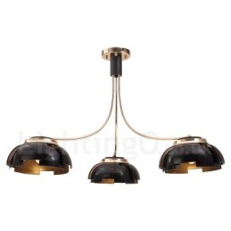 Moderní Contemporary 3 Light Steel Lustr s akrylovým stínidlem