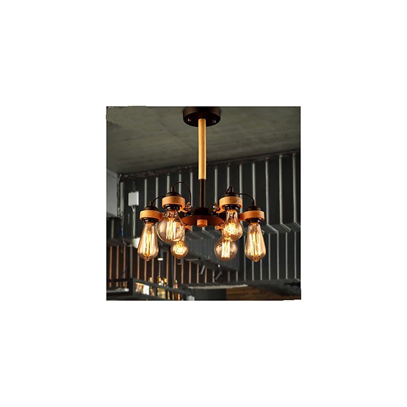 Studiové lampy a lucerny Americký retro strop 6