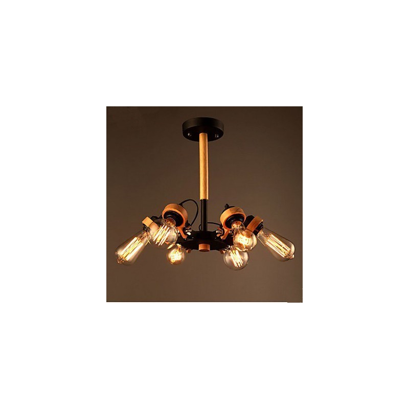 Studiové lampy a lucerny Americký retro strop 6