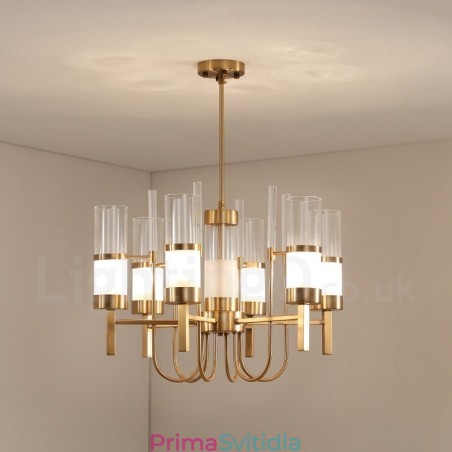 Rustic Lodge Modern Contemporary 6 lehký ocelový lustr se skleněným stínidlem Rustic Lodge Modern Contemporary 6 lehký ocelový lustr se skleněným stínidlem
