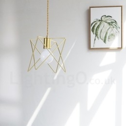 Moderní Contemporary 1 lehké ocelové závěsné svítidlo se stínidlem