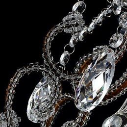 Moderní design lustru Vintage lustr Loft Crystal Light Fixture Luster závěsná lampa