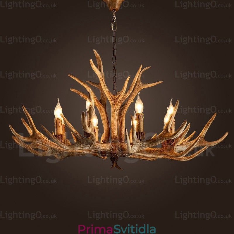 8 Light Country Rustikální Nordic Moderní Současný lustr