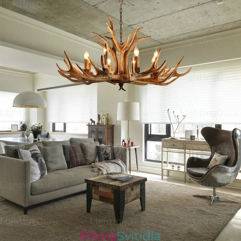 8 Light Country Rustikální Nordic Moderní Současný lustr