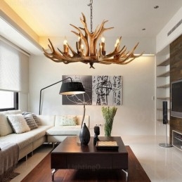 8 Light Country Rustikální Nordic Moderní Současný lustr