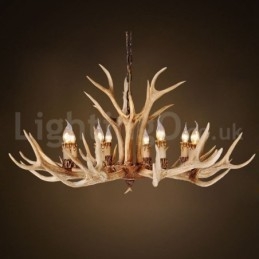 8 Light Country Rustikální Nordic Moderní Současný lustr