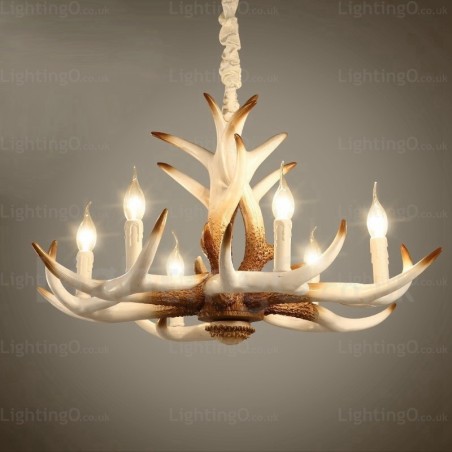 6 Light Vintage Retro Lustr 6 Light Vintage Retro Lustr