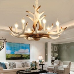 6 Light Vintage Retro Lustr