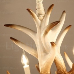 6 Light Vintage Retro Lustr