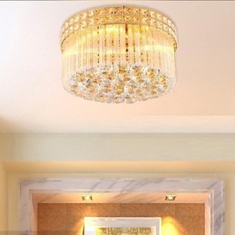 Moderní luxusní lustr Crystal Absorb Dome Light Průměr 35CM Obsahuje 3 žárovky
