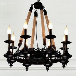 8 Light Country Rustikální závěsné svítidlo