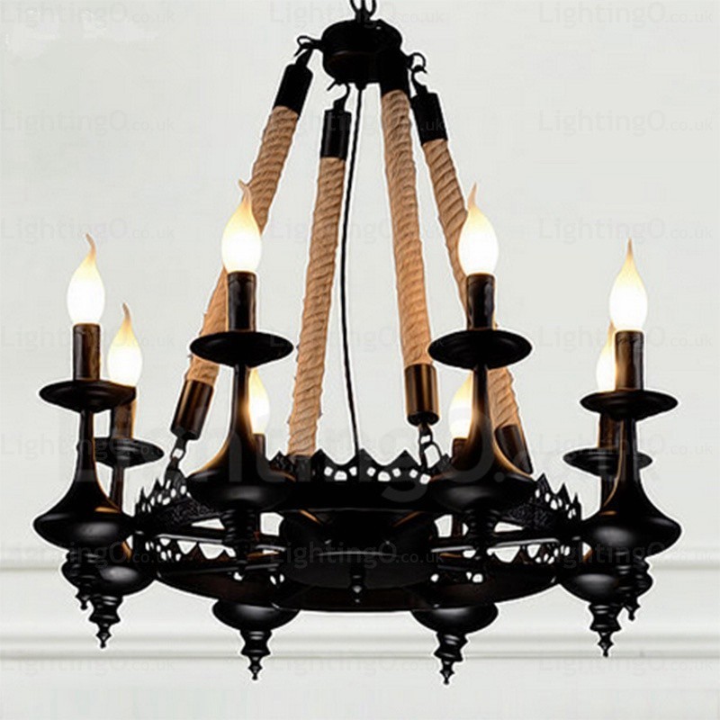 8 Light Country Rustikální závěsné svítidlo