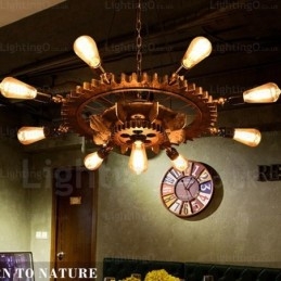 9 Light Vintage Retro závěsné svítidlo