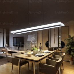 1 Lehké moderní moderní závěsné svítidlo s akrylovým stínidlem
