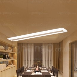 1 Lehké moderní moderní závěsné svítidlo s akrylovým stínidlem
